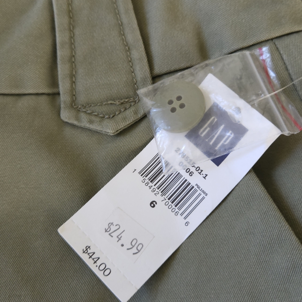 NWT GAP Olive Green High-Waist Pencil Skirt - Picture 4 of 5